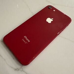 Apple iPhone in Vibrant Red